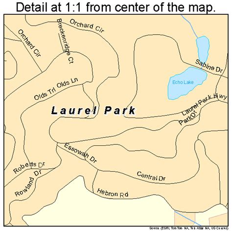 Laurel Park North Carolina Street Map 3737160