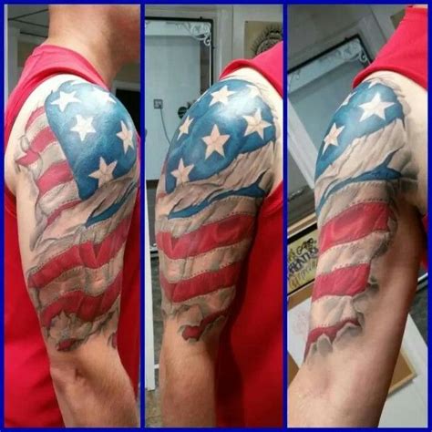 Pin by Jason on tattoos | Flag tattoo, American flag sleeve tattoo, American flag tattoo