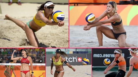 Top 20 Most Beautiful Women Volleyball Players In The World || Beach ...