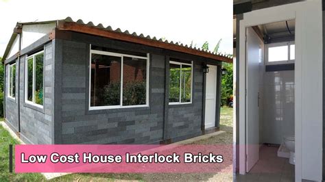 Interlock Bricks House Model | Low Cost House Interlock Bricks - YouTube