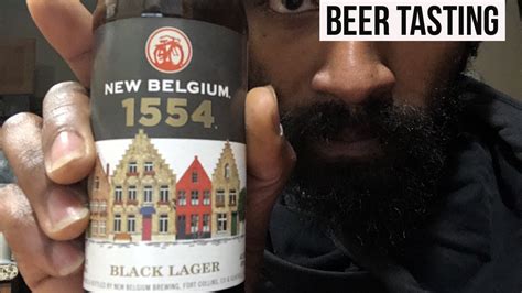 Beer Review New Belgium Black Lager 1554 - YouTube