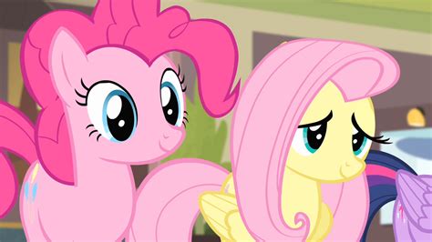 Image - Pinkie Pie and Fluttershy listening to Rarity S4E08.png - My Little Pony Friendship is ...