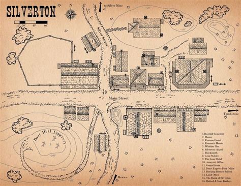 Image result for wild west town layouts | Old west town, Town map, West map