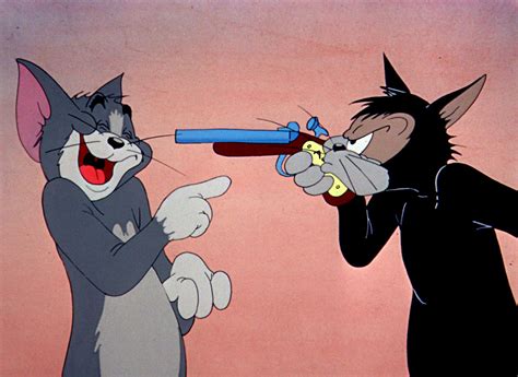 Download Funny Tom And Jerry Gunning Picture | Wallpapers.com