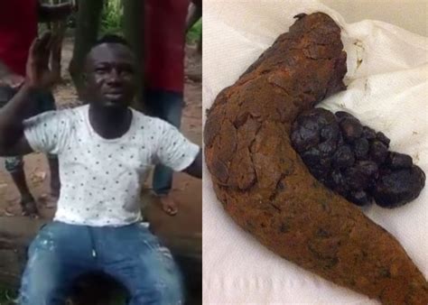 African man caught eating feces, says he did it to become wealthy ~ DNB Stories