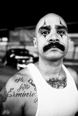 Image result for Cholos face Tattoos | Gang tattoos, Face tattoo, Clown face tattoo