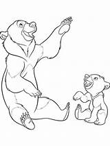 Brother Bear 19 coloring Page sketch template