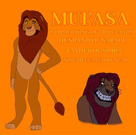 CHARACTERS: Mufasa by marvinthomastugsfan on DeviantArt