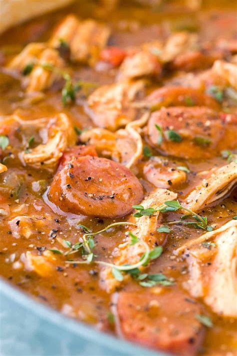 Chicken Andouille Sausage Gumbo | Recipe | Chicken gumbo recipes, Gumbo ...