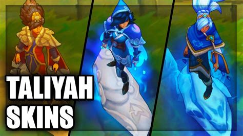 All Taliyah Skins Spotlight (League of Legends) - YouTube