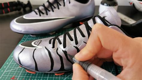 Customized LIQUID CHROME Nike Mercurial Vapor - Football Boots - YouTube