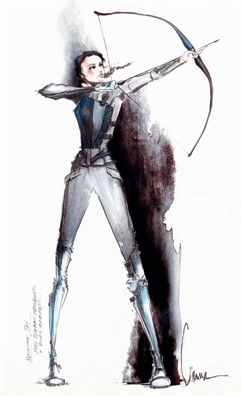 See Exclusive Sketches of the "Mockingjay" Battle Outfit | Hunger games drawings, Hunger games ...
