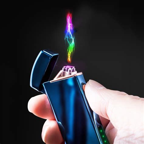 Aliexpress.com : Buy Metal Dual Arc Electronic Cigarette Cigar USB Lighter Power display ...
