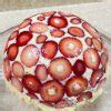 Delicious Strawberry Custard Cake - Bear Cusine - Easy Cake Recipe