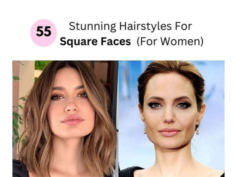 55 Stunning Hairstyles For Square Faces (For Women) | Fabbon