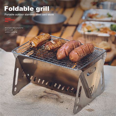 Adventure's Best Friend: Portable Stainless Steel Camping Grill Sale