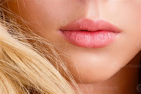 Beautiful Perfect Lips. Sexy Mouth close up. Beauty young woman Lips. Close up over white ...