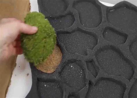 DIY Moss Bath Mat Tutorial