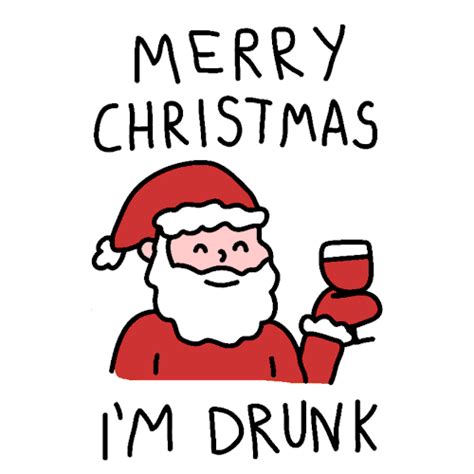 Drunk Merry Christmas GIF by LookHUMAN - Find & Share on GIPHY