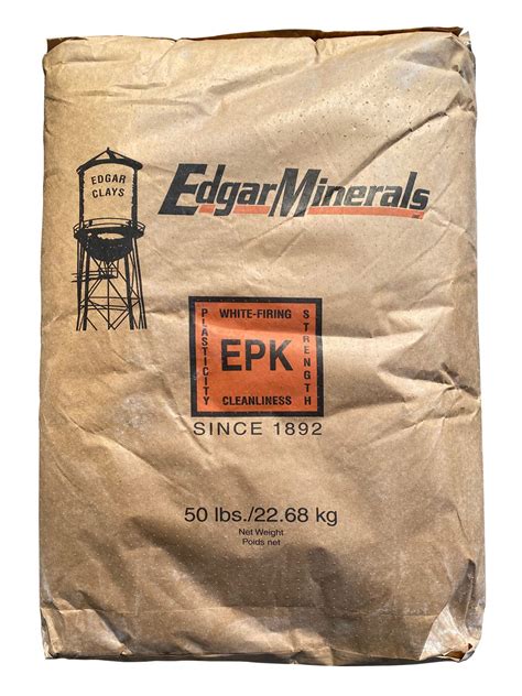 Buy Edgar Minerals Kaolin Clay Powder for Pottery, Casting, Glazes ...