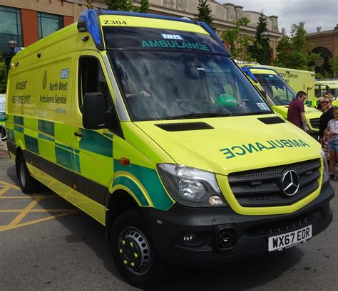 North West Ambulance Service (WX67 EDR) | Mercedes Sprinter ...