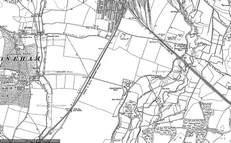 Historic Ordnance Survey Map of Southampton International Airport, 1895 - 1896