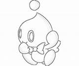Chao Sonic The Hedgehog Coloring Pages sketch template