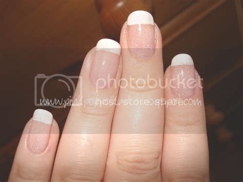 Kimtopia: French Manicure with added Fairy Dust!!