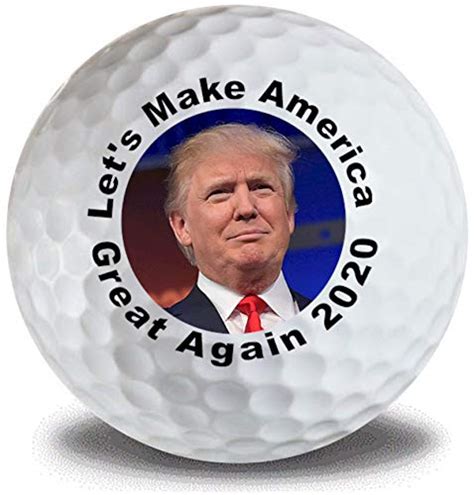 Donald Trump Seal MAGA Flag 2020 3pk Golf Balls