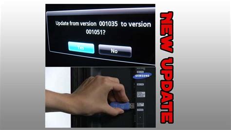 How To Upgrade Firmware Samsung Smart TV Via USB - YouTube