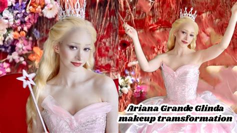 Glinda Ariana Grande Makeup Transformation - Sasha Anne - YouTube