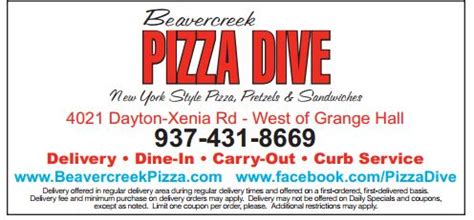 Beavercreek Pizza Dive | Restaurants | Caterers - Beavercreek Chamber of Commerce , OH