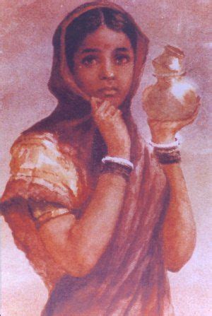 Raja Ravi Verma Paintings of Young Women