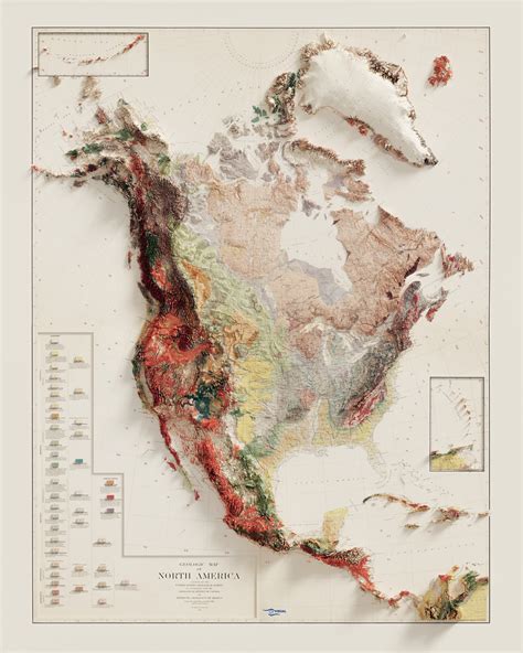 Geological Map of North America : r/geology