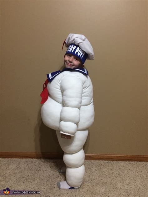 Stay Puft Marshmallow Man Boy Costume - Photo 3/4