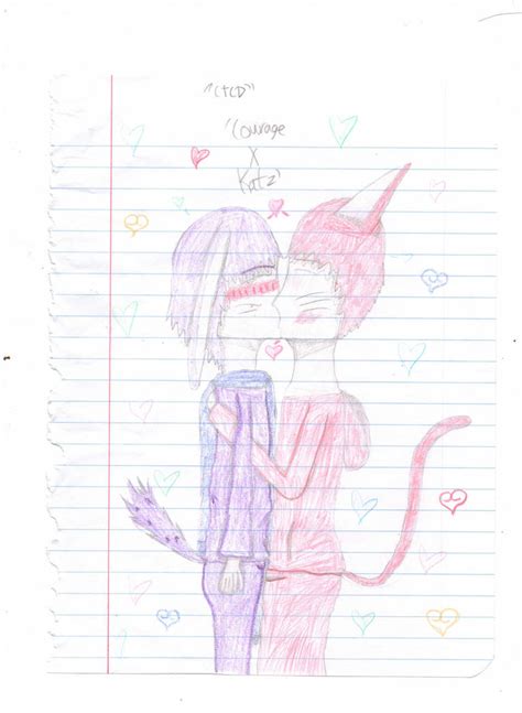 Courage x Katz CTCD Fan art by AllieofLink1 on DeviantArt