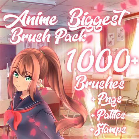 Anime biggest brush pack!