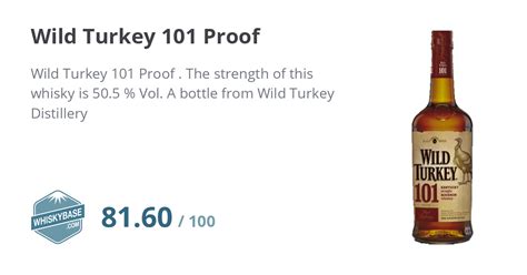 Wild Turkey 101 Proof - Ratings and reviews - Whiskybase