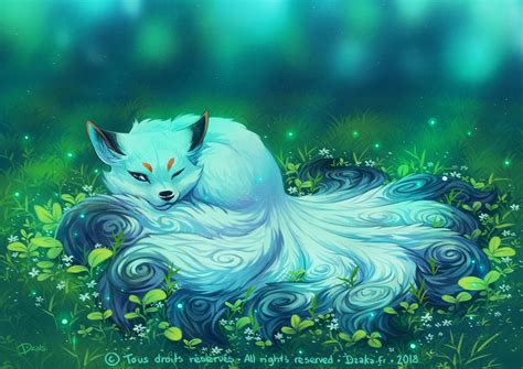 White Kitsune by o0dzaka0o on DeviantArt