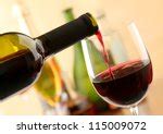 赤のグラスワイン 無料画像 - Public Domain Pictures