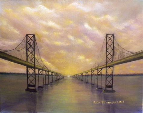 Bay Bridge Painting at PaintingValley.com | Explore collection of Bay ...