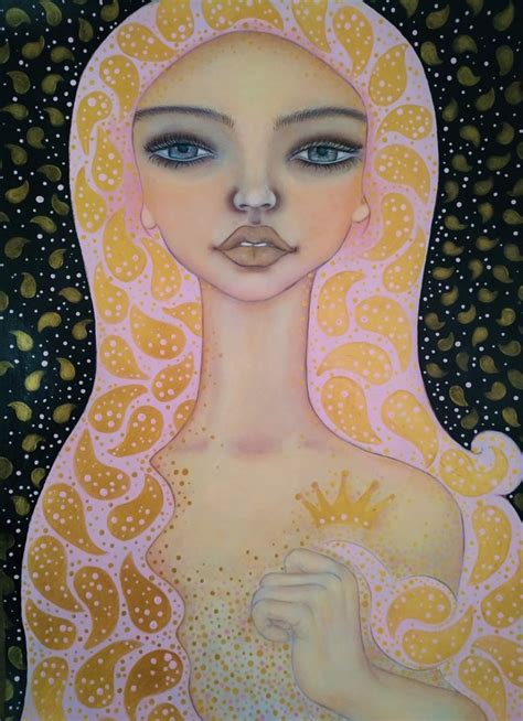 Another painting from Mystery Sisters collection: Sally – Shorena Ratiani