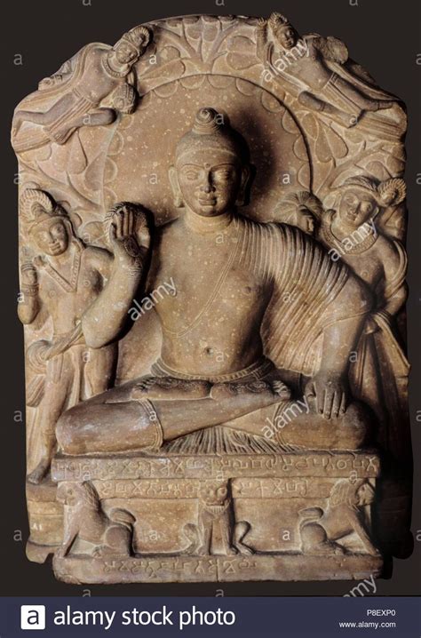 Download this stock image: Seated Buddha. Museum: Government Museum, Mathura. - P8EXP0 from ...