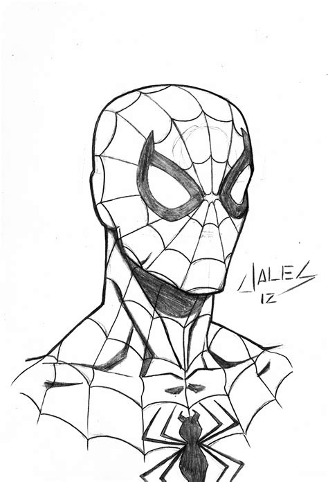 Amazing Spider Man Drawing at GetDrawings | Free download