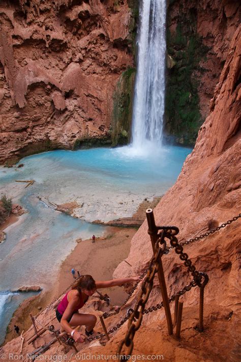 Mooney Falls, Grand Canyon, Arizona | Photos by Ron Niebrugge