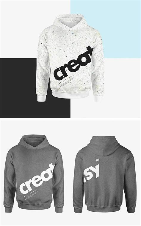 258+ Vector Hoodie Mockup Template for Branding