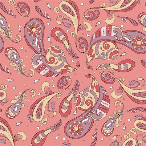 Premium Vector | Hand drawn paisley pattern illustration