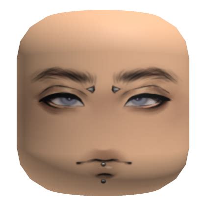 Masc Pierced Face Light Skin Tone | Roblox Item - Rolimon's