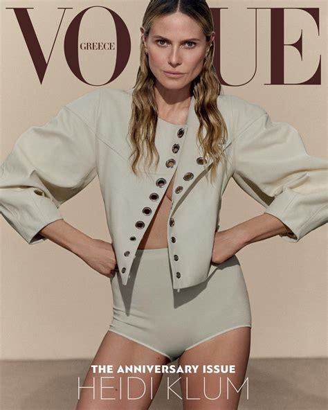 Heidi Klum in Vogue Greece April 2023 Cover Photos