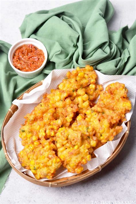 Bakwan Jagung (Indonesian Corn Fritters) - Taste of Nusa